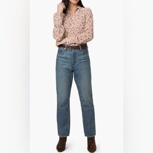 PAIGE Billy high rise straight ankle jeans